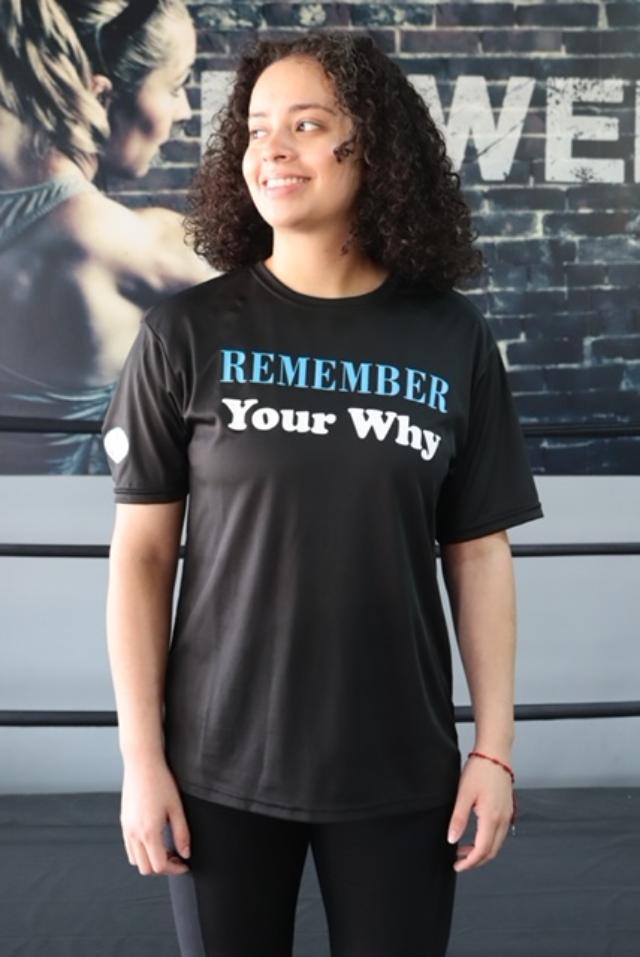 Remember Your Why short sleeve drifit shirt